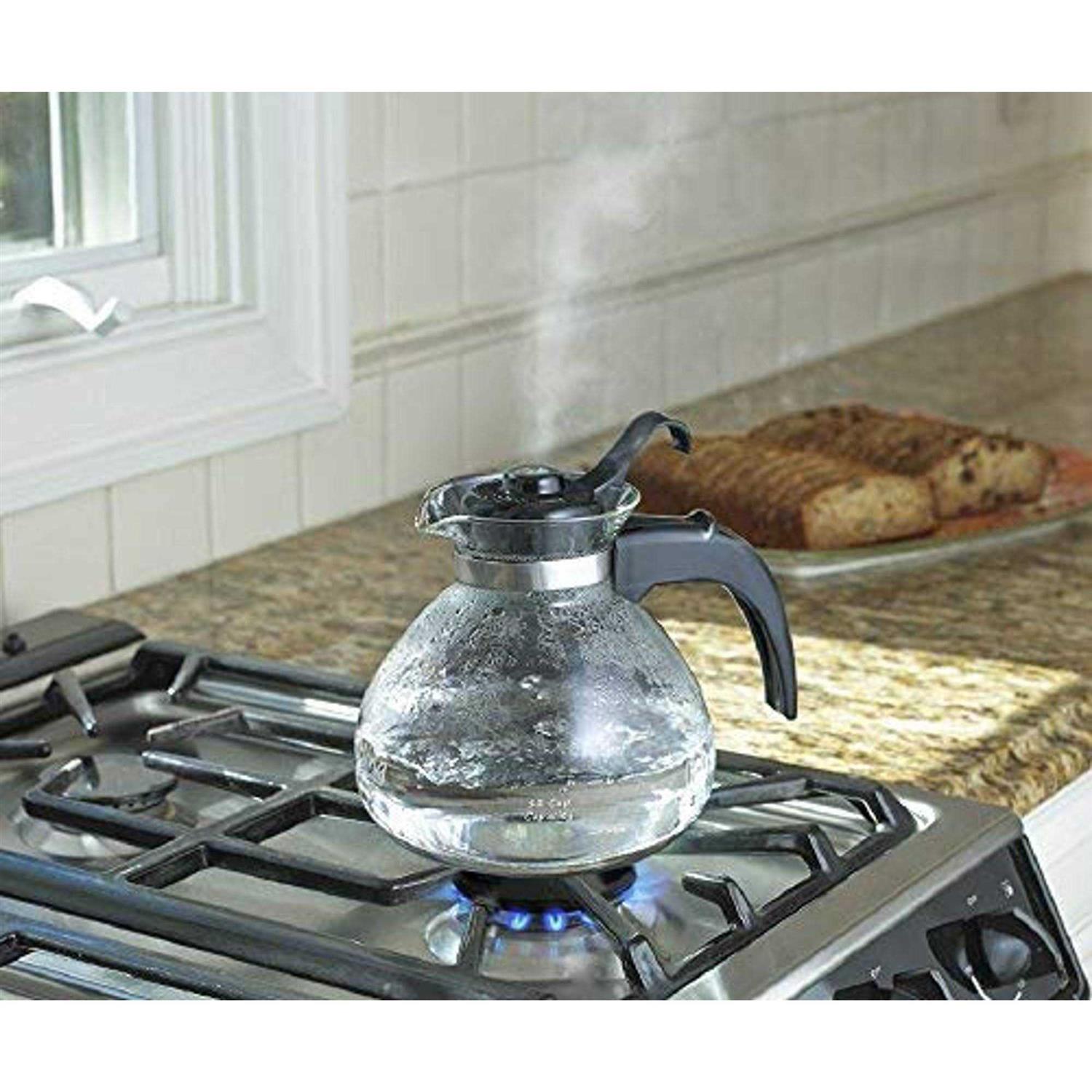 Medelco Glass Whistling Kettle