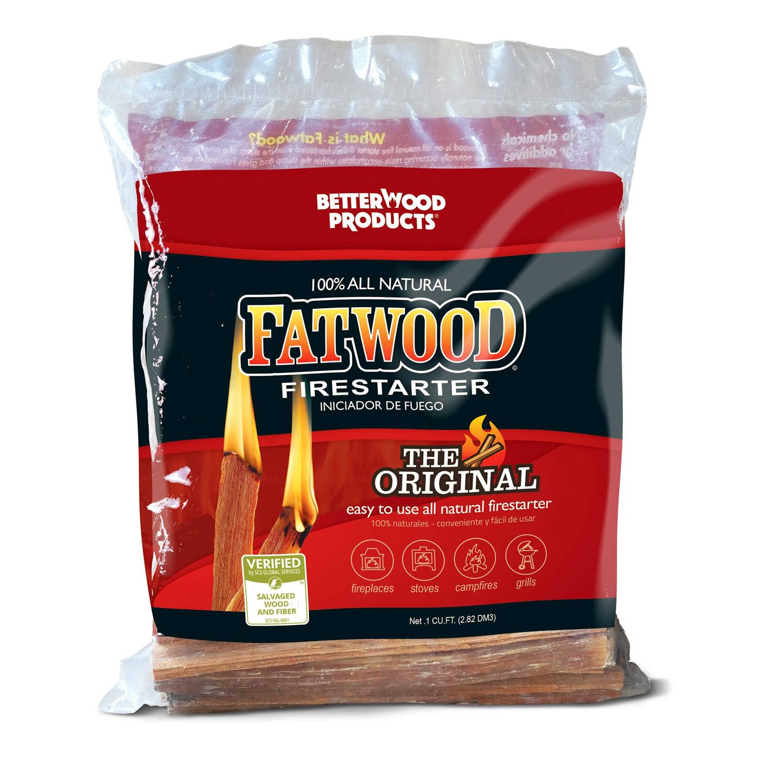 4 pound Fatwood 4-lb Natural Firestarter 1391155