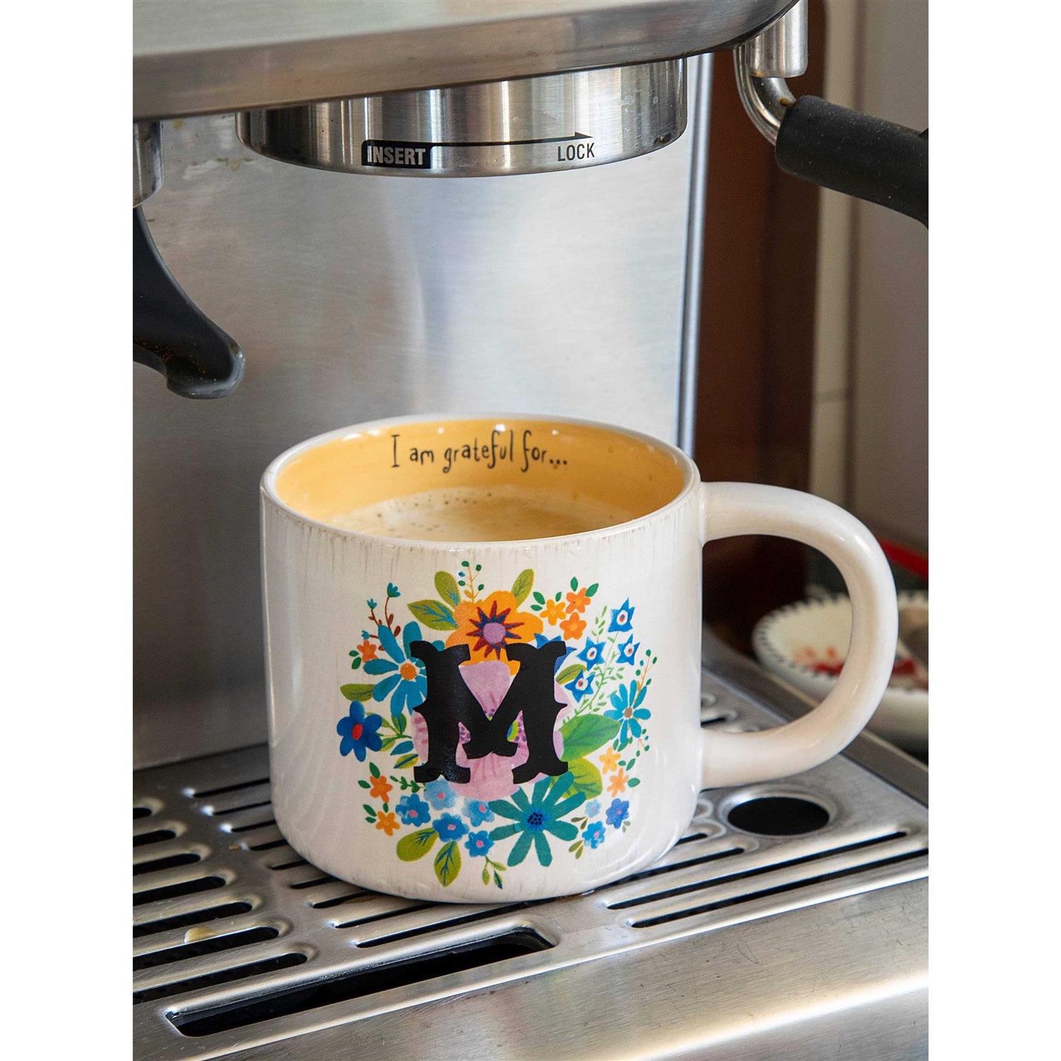 Natural Life Initial Coffee Mug