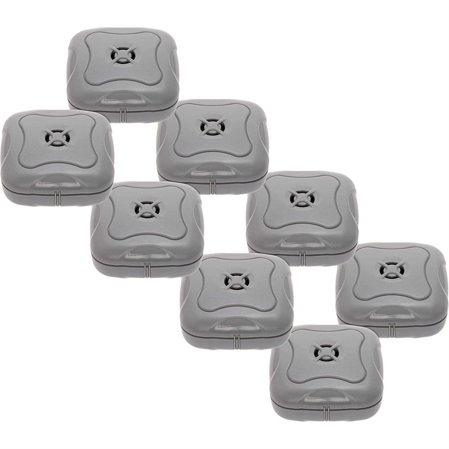 Mindful Design Water Leak Detector 95 dB Flood Detection Alarm Sensor for Bathrooms