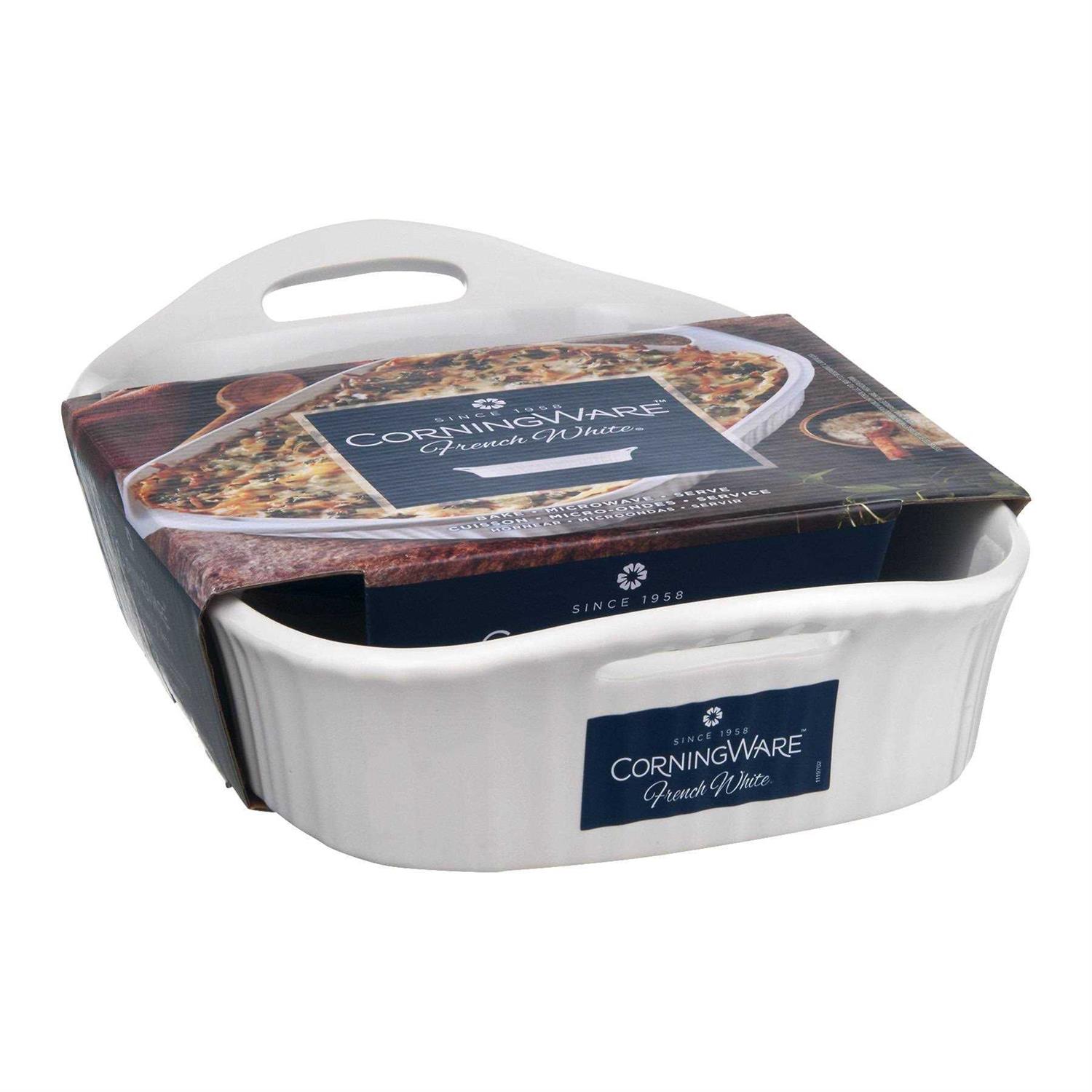 Corningware French White Oblong Casserole 3 qt