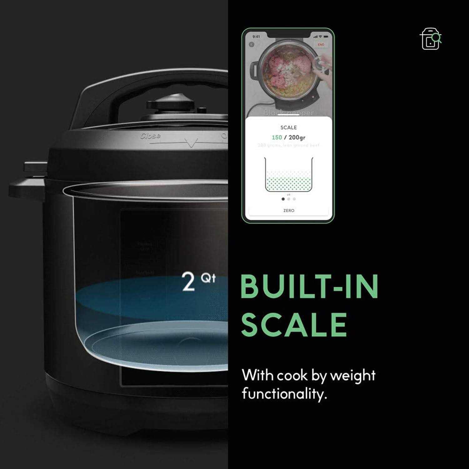 CHEF iQ 6 Qt Multi-Functional Wifi Smart Pressure Cooker