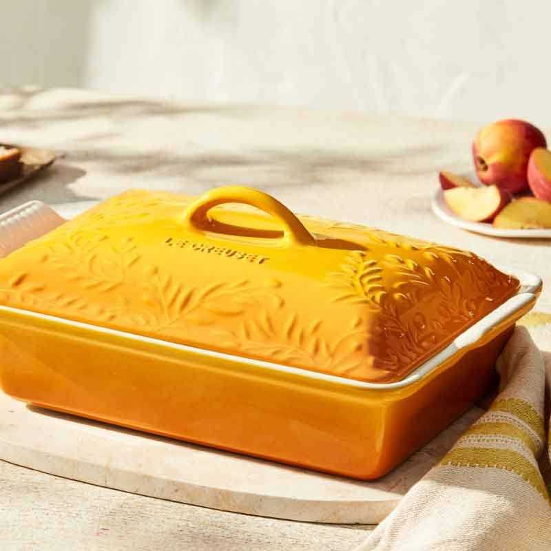 Le Creuset Olive Branch Heritage Rectangular Casserole