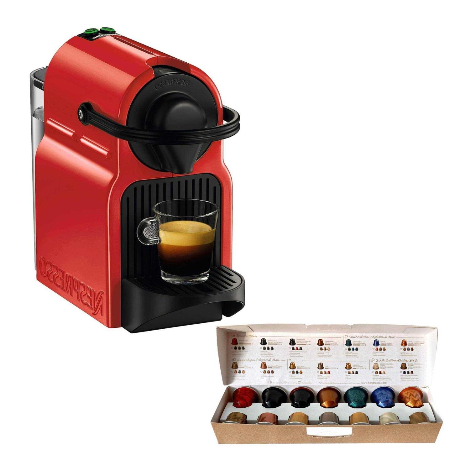 Nespresso Inissia Espresso Machine w/ Capsules