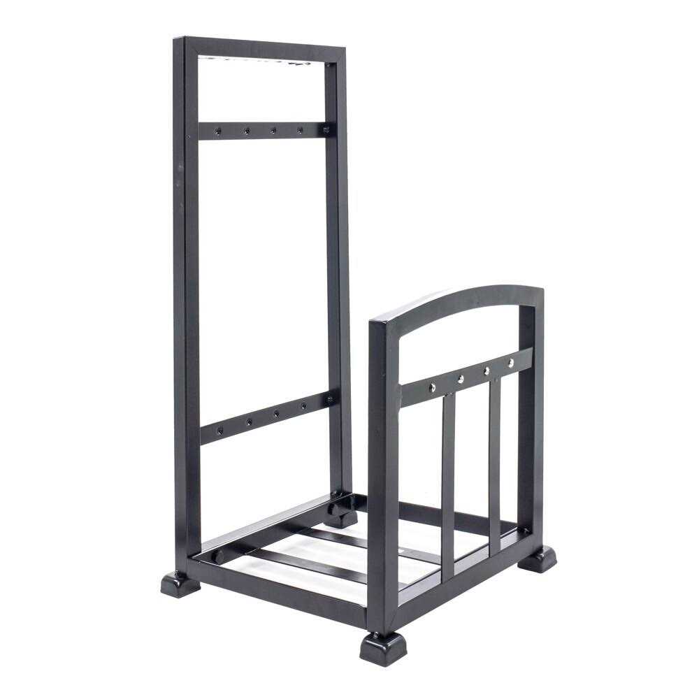 Pleasant Hearth Harper Log Holder with Fireplace Tools Set