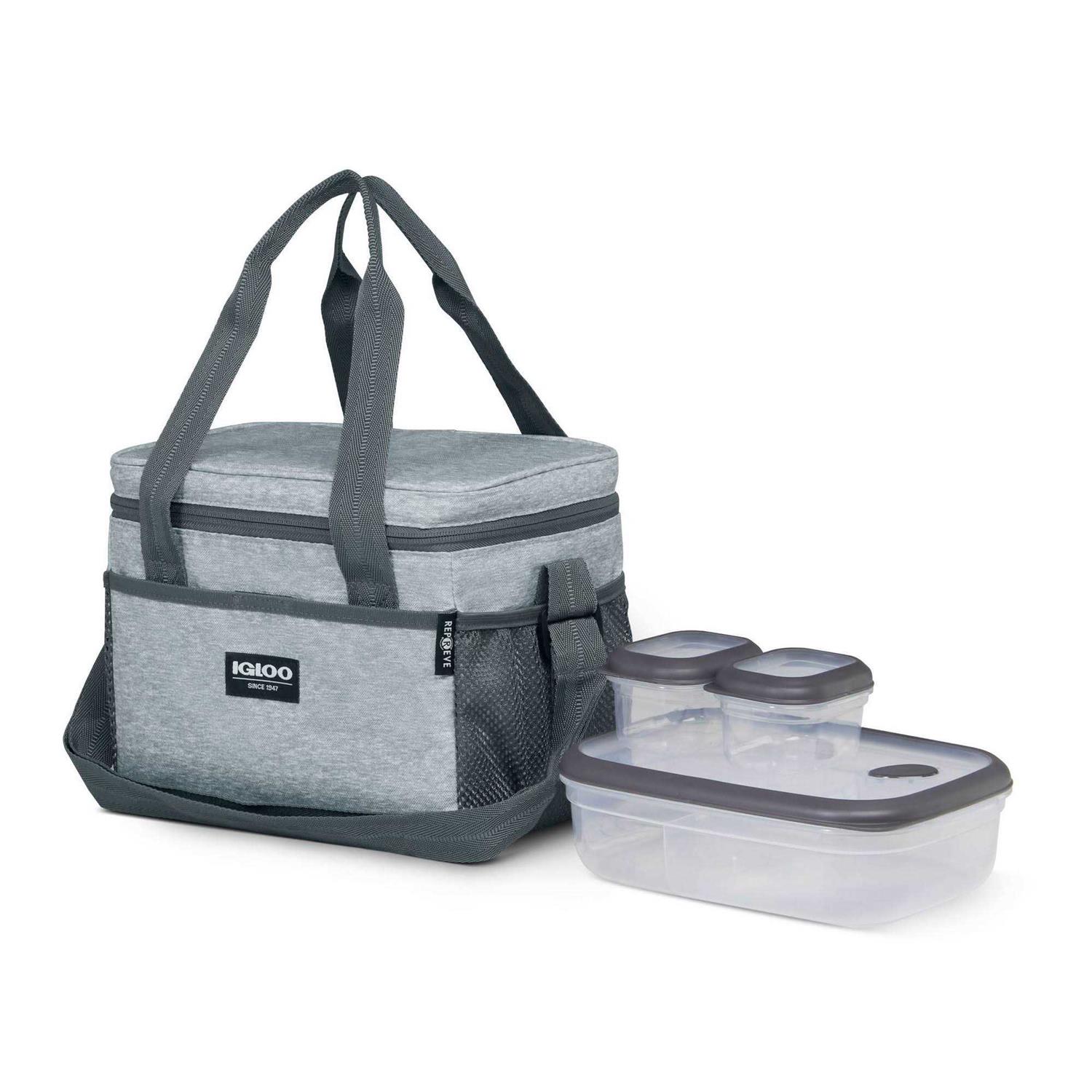 Igloo Lunch+ Cube 12 Lunch Tote with Pack Ins
