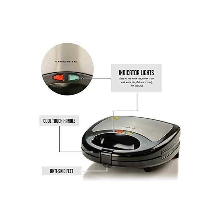 Ovente 3-in-1 Electric Sandwich Maker