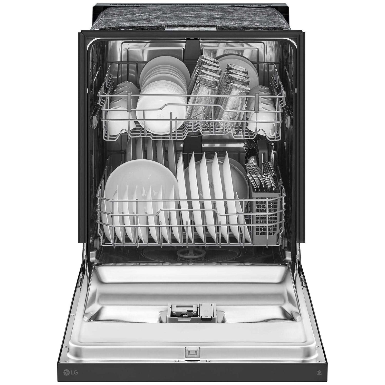 LG Front Control Dishwasher With Lodecibel Operation and Dynamic Dry