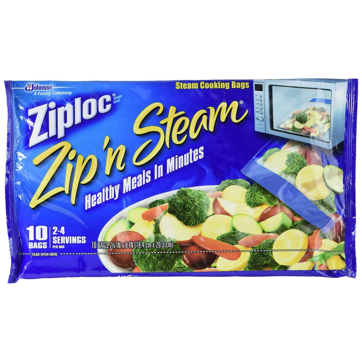Ziploc Zip’N Steam Cooking Bags