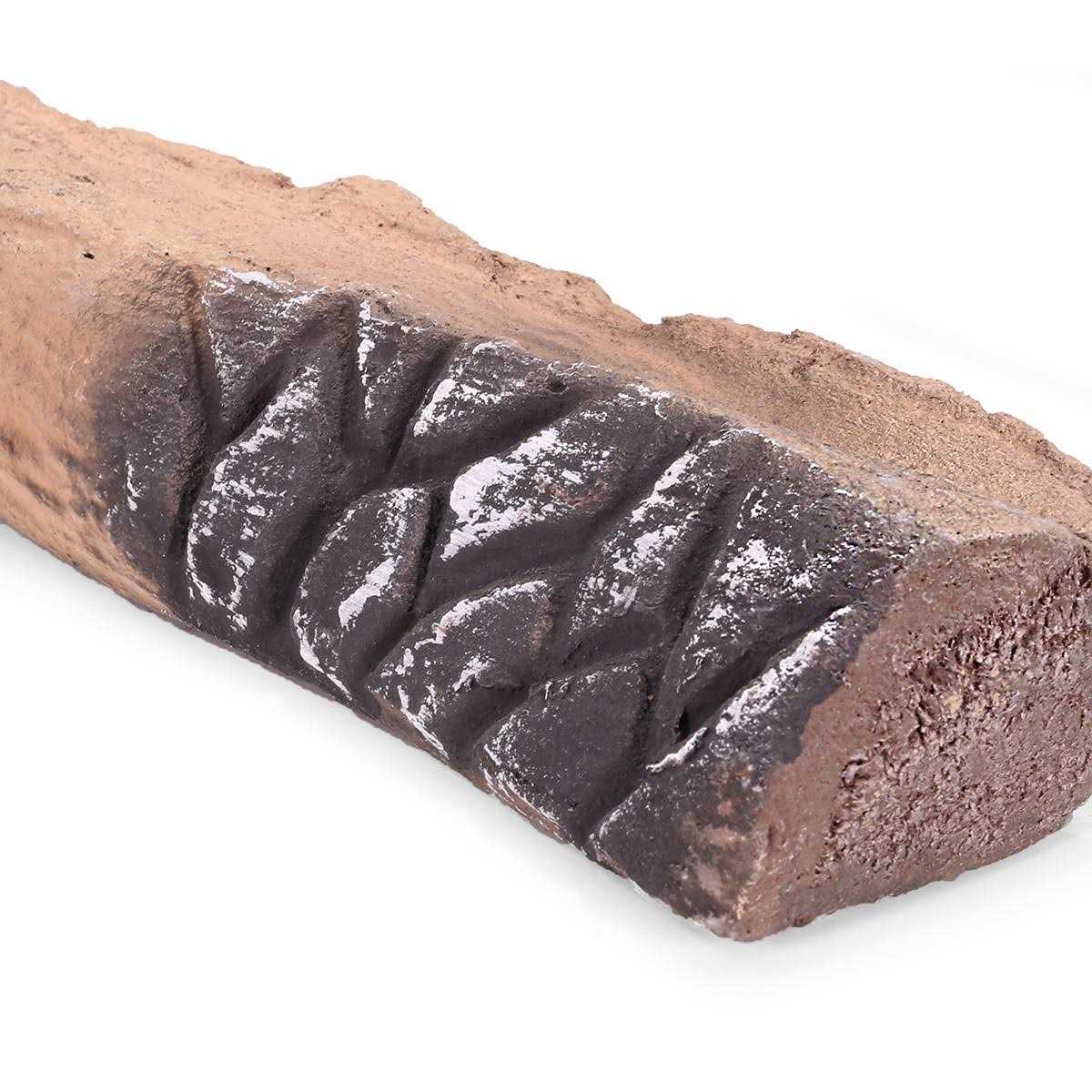 Barton Living 10-Piece Fireplace Logs Ceramic Logs Wood Fire Place Log Gas Heat Set