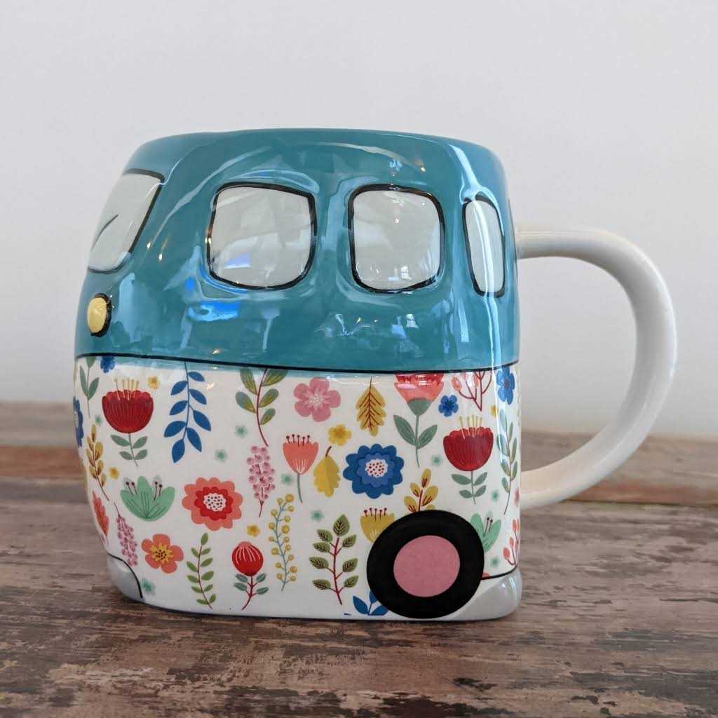 Mainstays Vintage Camper Sculpted Mug