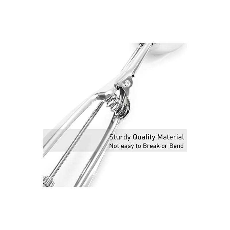 Wddeevoi 3 Pack Ice Cream Scoop Cookie Scoop Set Small/medium/large