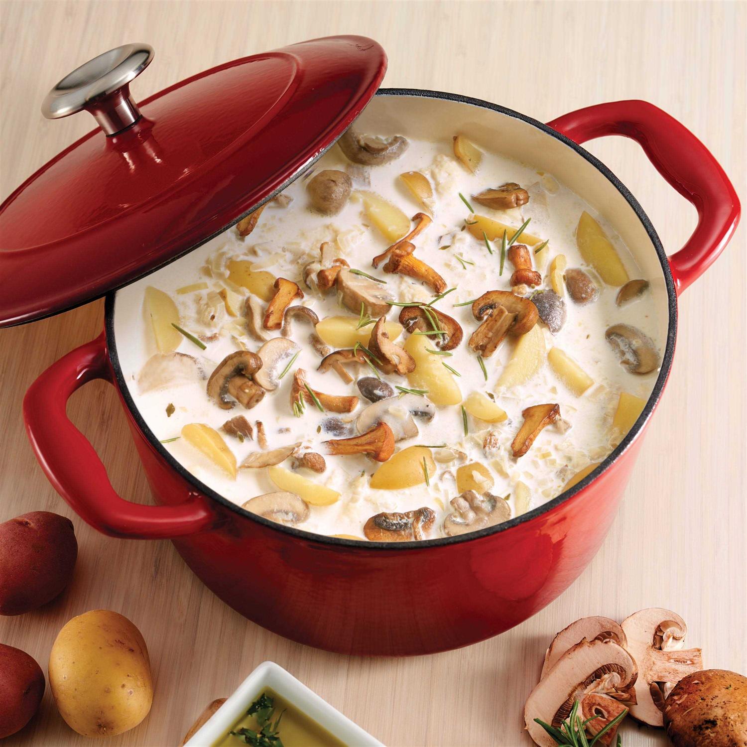 Tramontina Enameled Cast Iron Round Dutch Oven