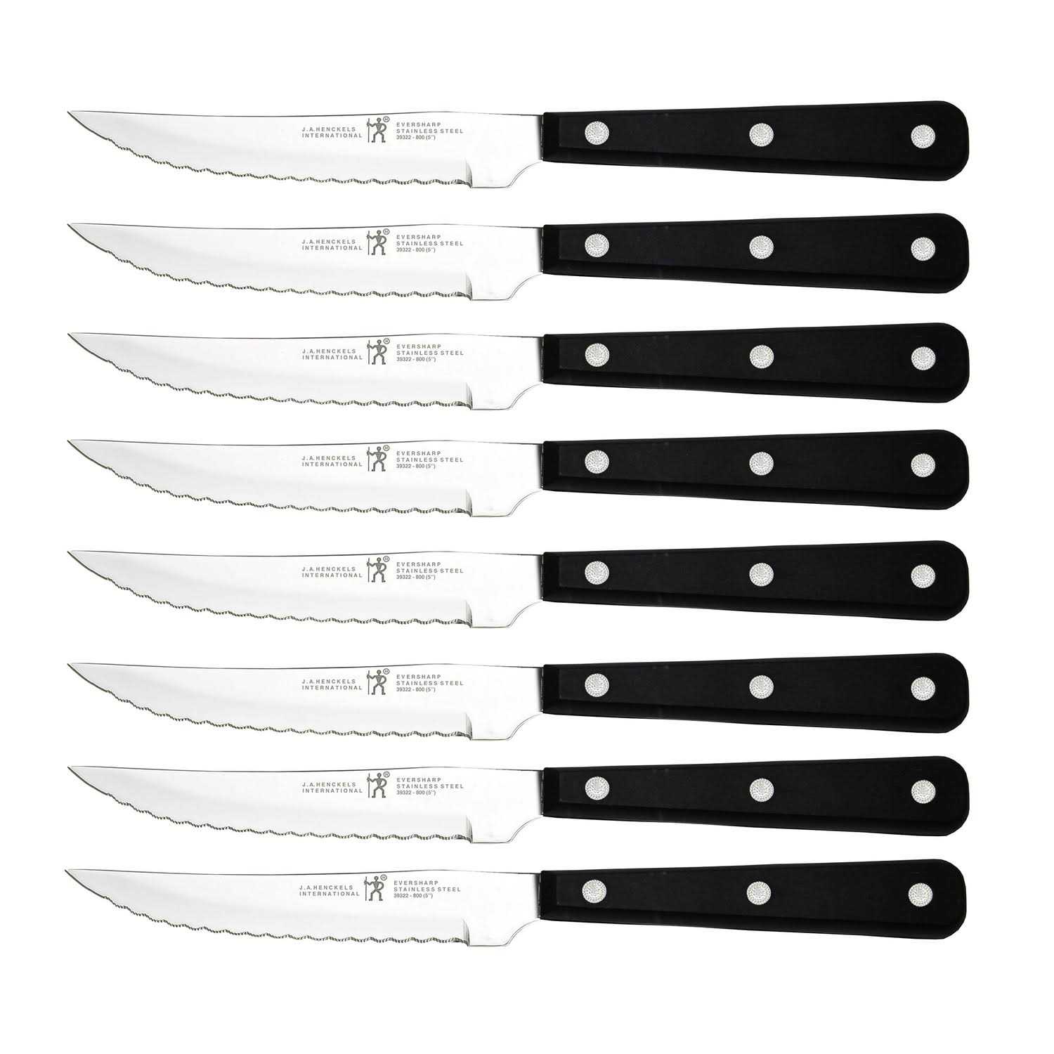 J.A. Henckels International 8 Piece Serrated Steak Knife Set