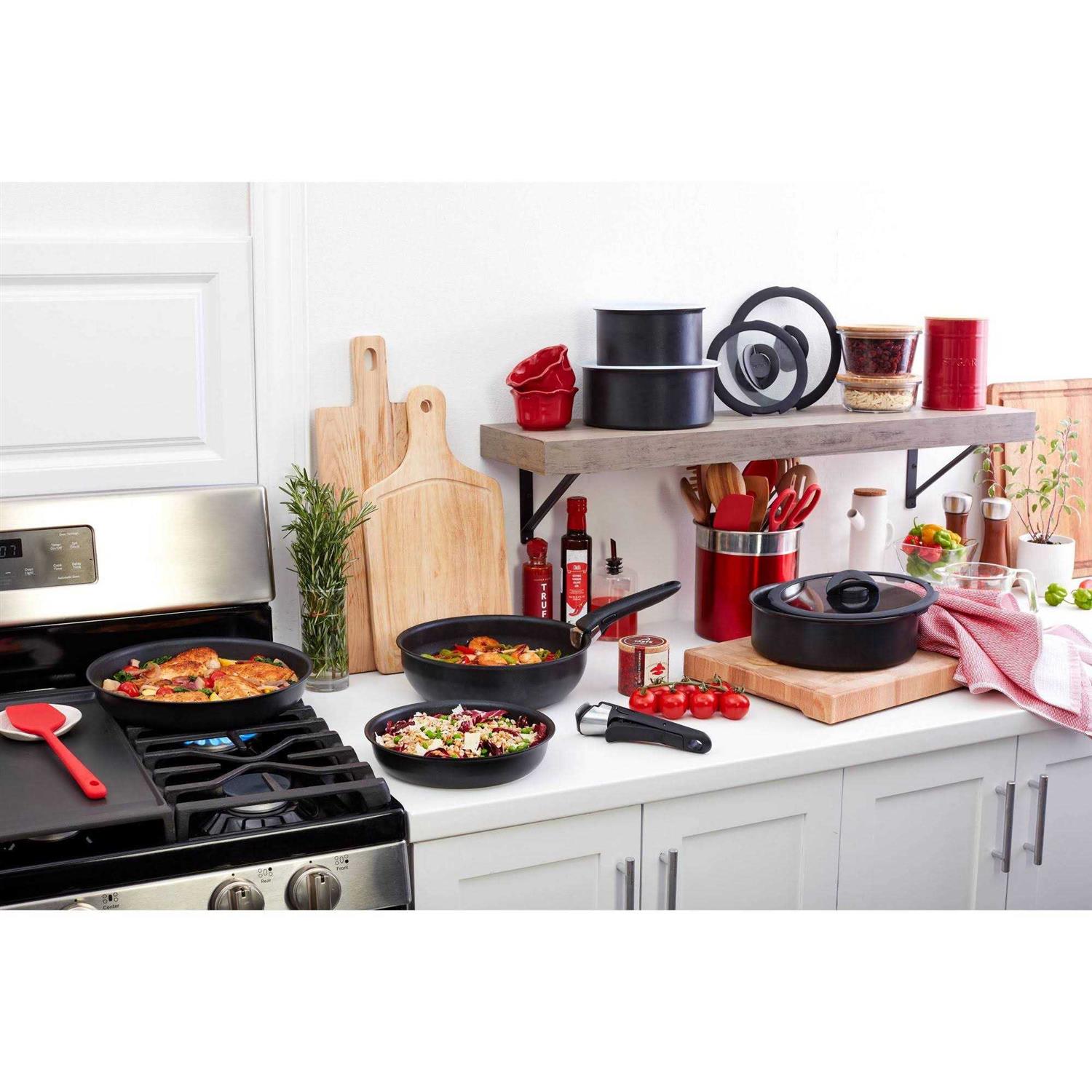 T-fal Ingenio Expertise Nonstick Removable Handle Cookware Set. Fry