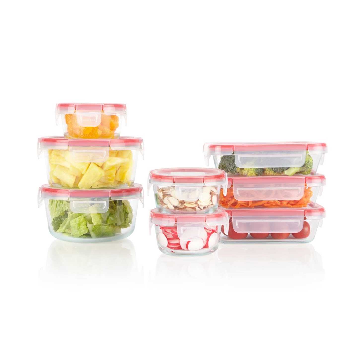 Pyrex Freshlock 16 Piece Glass Storage Set