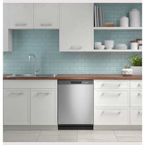 GE 24 in. Built-in Tall Tub Front Control Stainless Steel Dishwasher with 60 dBA