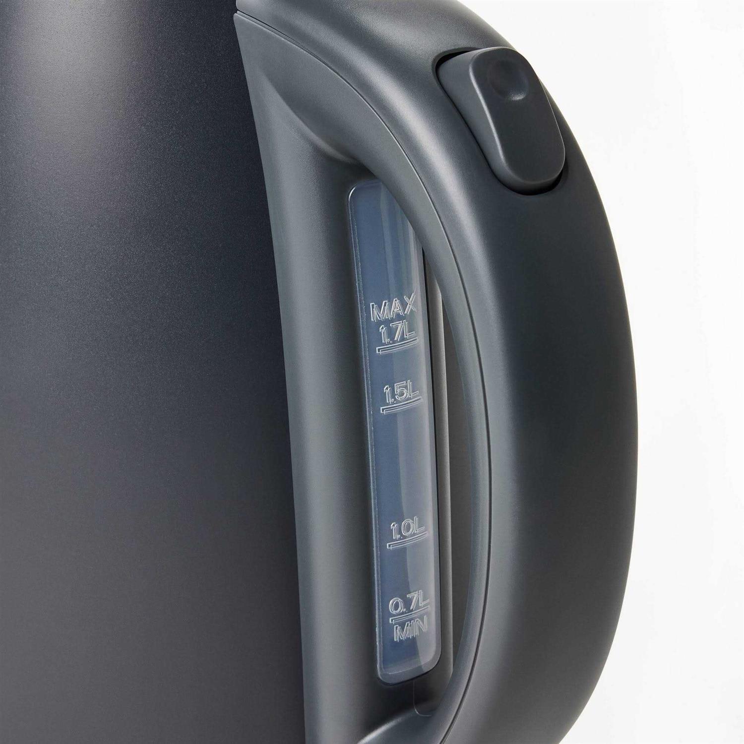 Figmint 1.7 L Electric Kettle with Thin Chrome Trim Band