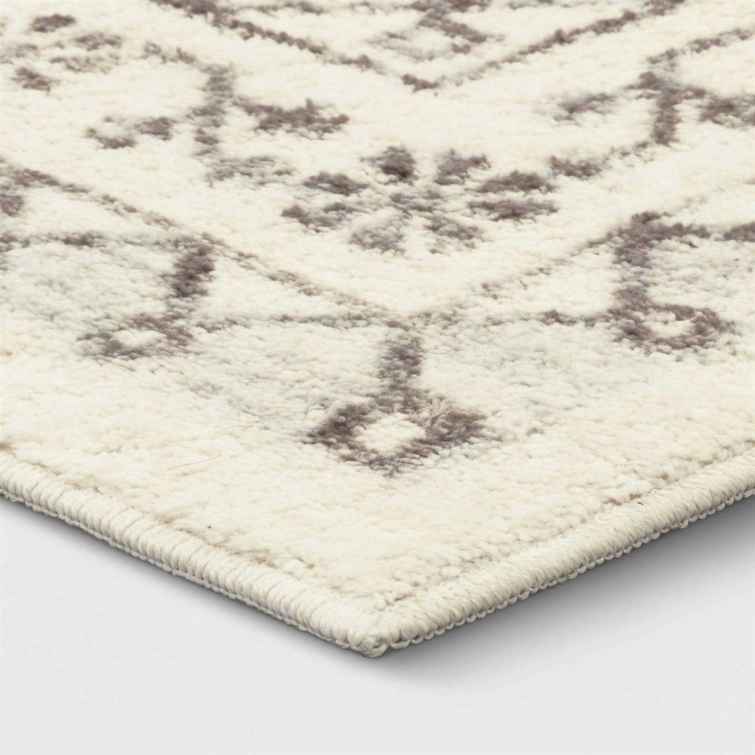 Threshold Kensington Washable Persian Style Rug Cream