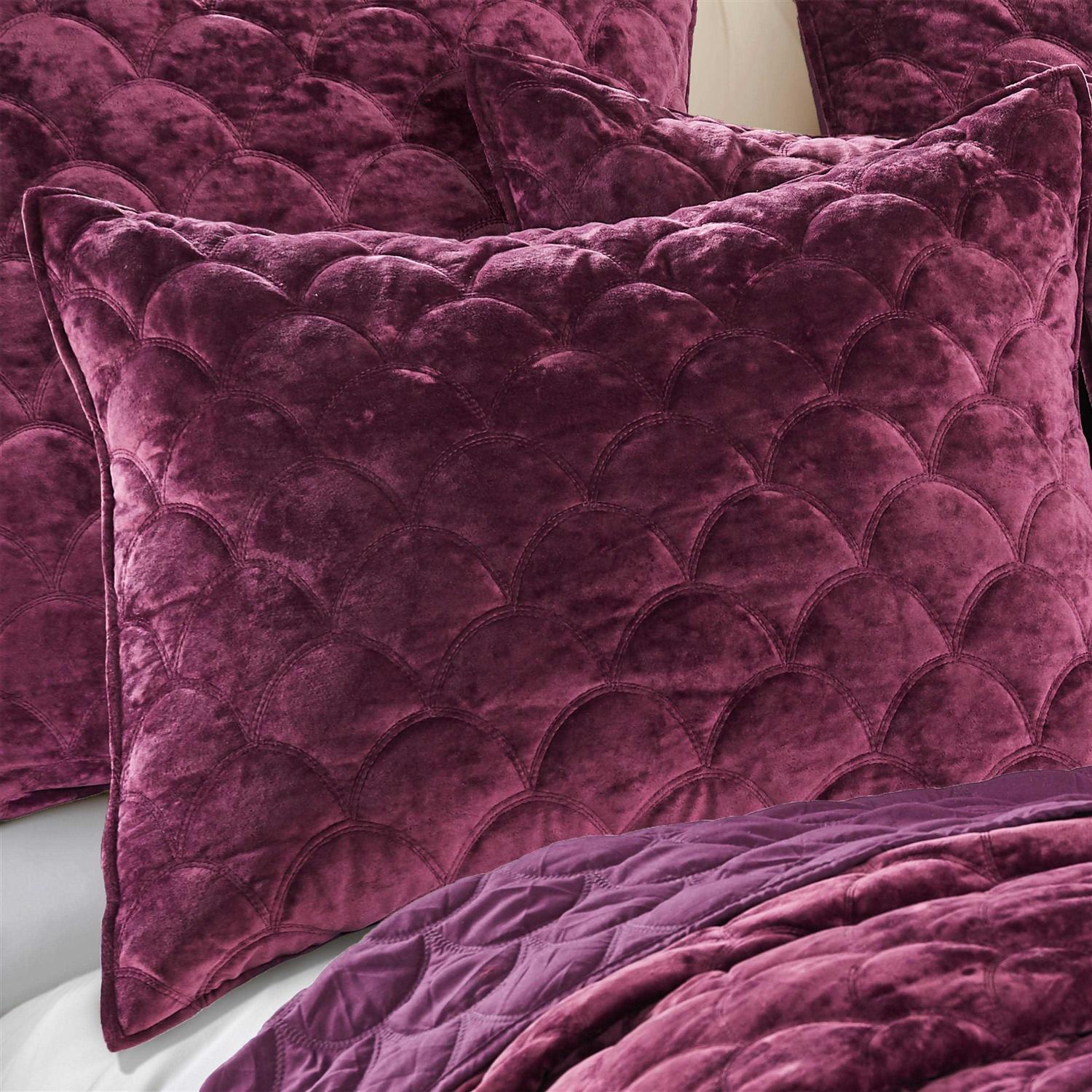 Levtex Ellora Velvet Plum Sham