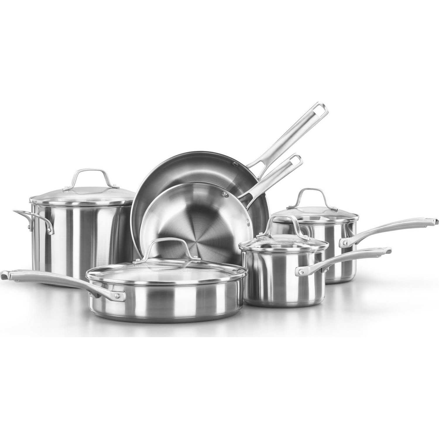 Calphalon Classic Stainless Steel 10 Piece Cookware Set
