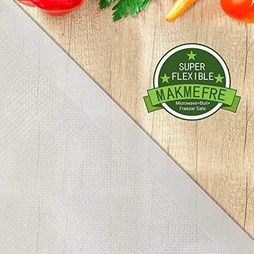 Makmefre 2 Pack 11×50 Vacuum Sealer Bags Rolls for Food