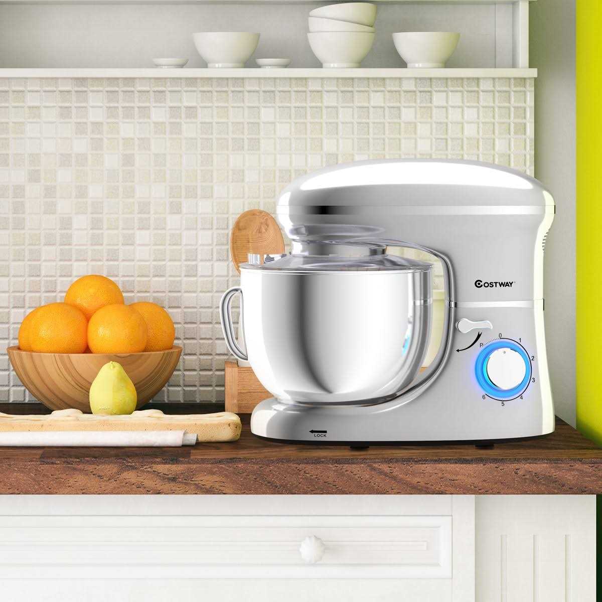 Costway Food Stand Mixer 6 Speed 660W Tilt-Head