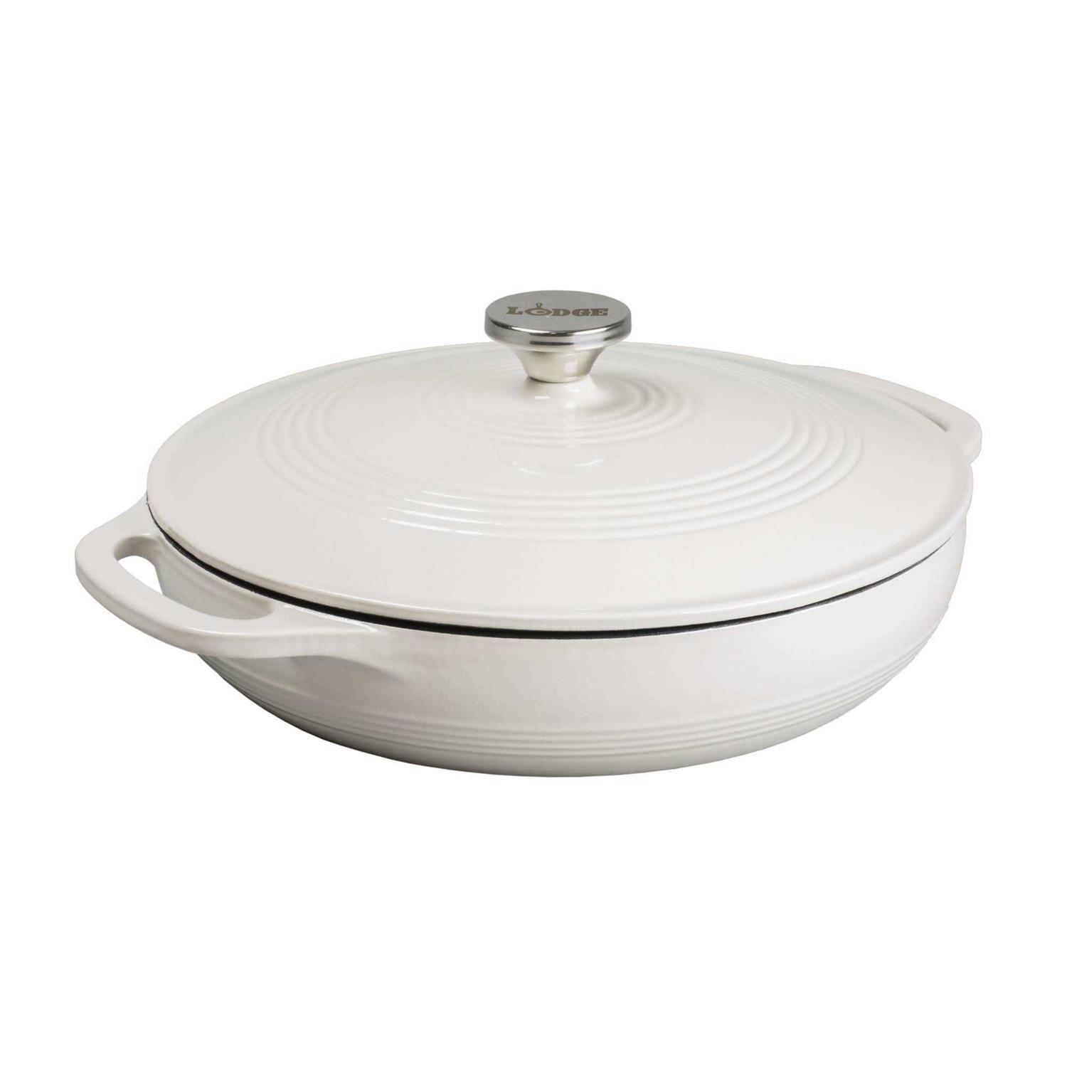 Lodge 3.6 Quart Enameled Cast Iron Casserole