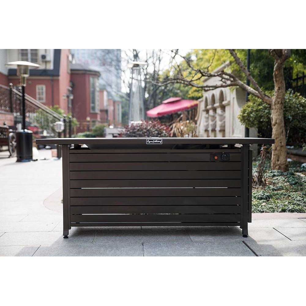 Legacy Heating Rectangular Fire Pit Table