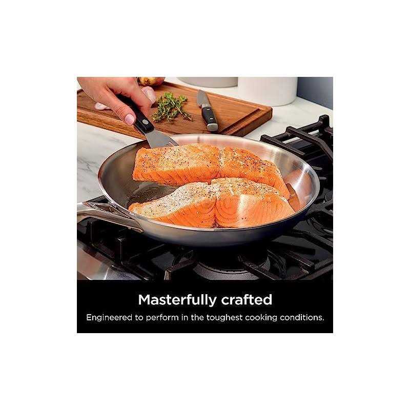 Ninja EverClad Commercial-Grade Stainless Steel Cookware 12-Piece Set C99012