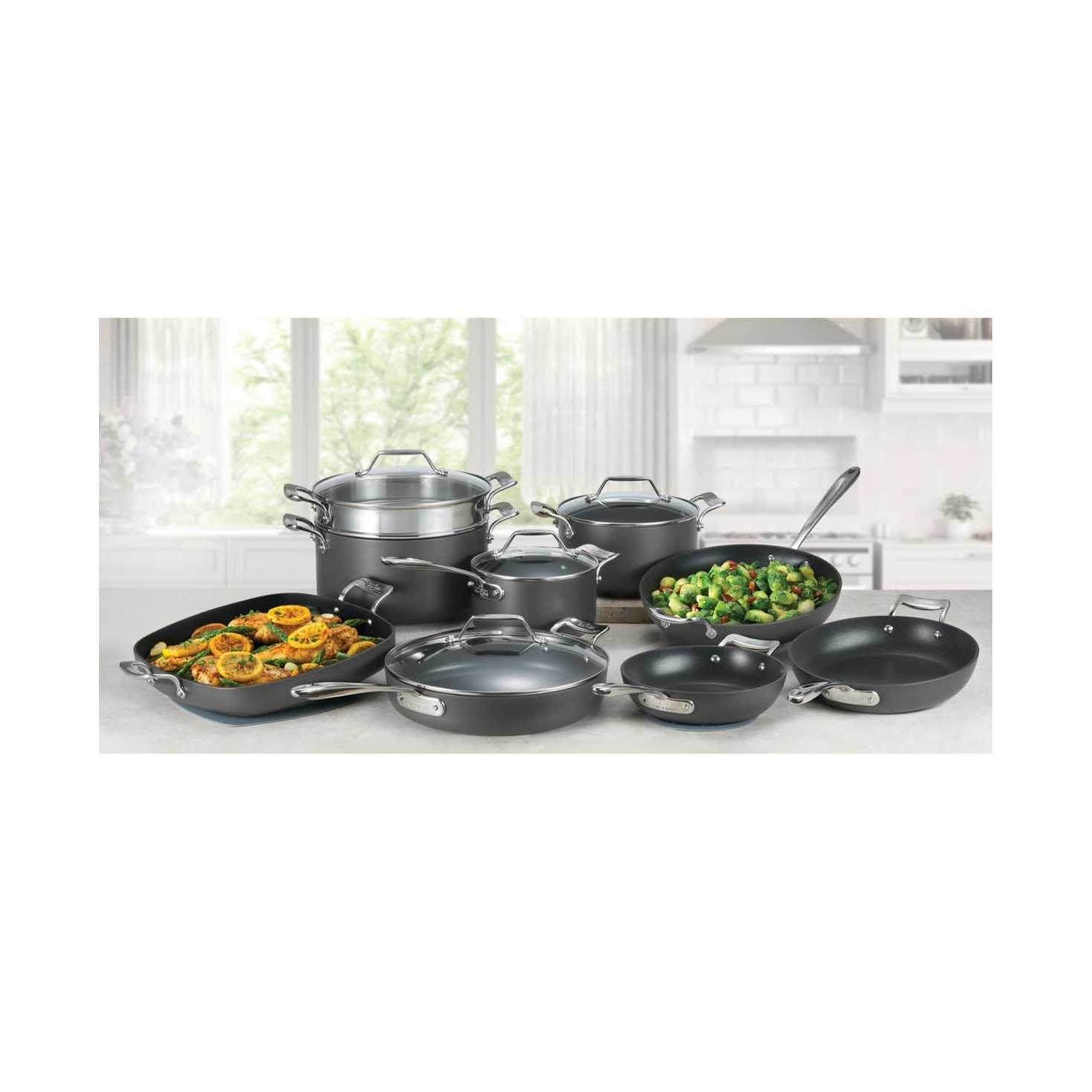 All-clad Essentials Nonstick 13-piece Cookware Set