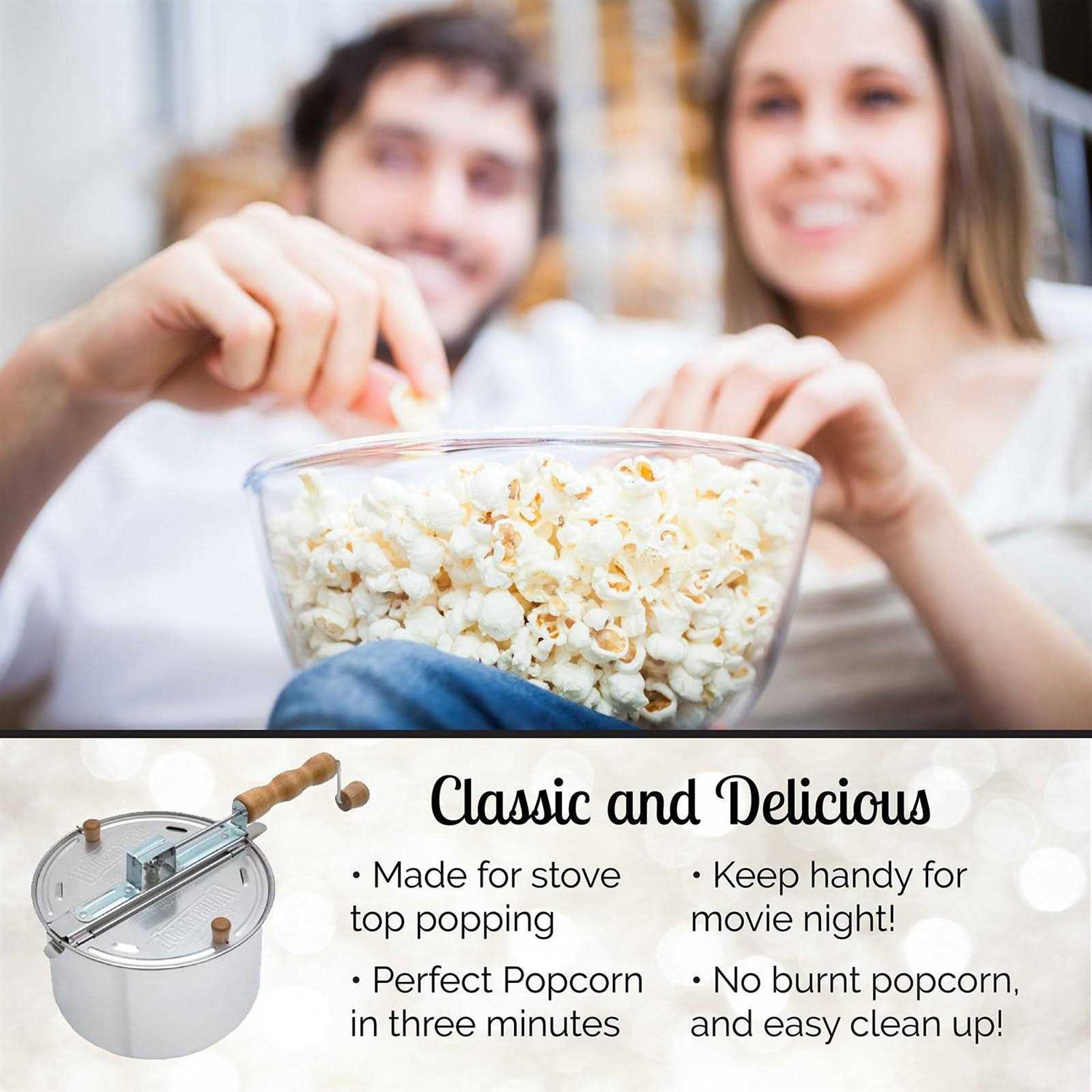 Wabash Valley Farms Original Whirley-Pop Popcorn Popper