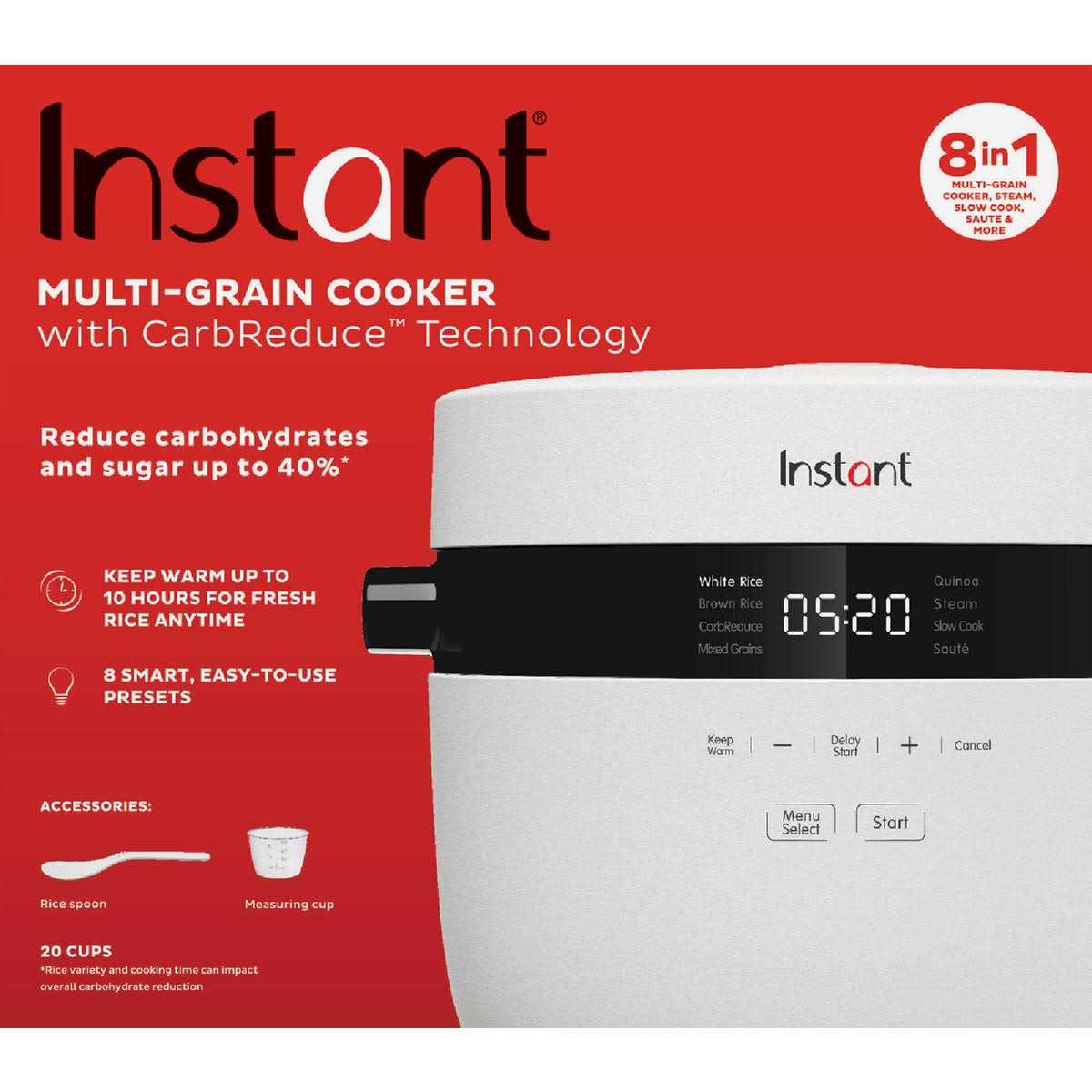 Instant 20-Cup Multigrain Cooker