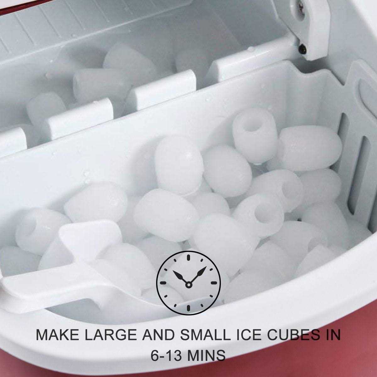 Costway Mini Portable Compact Electric Ice Maker Machine