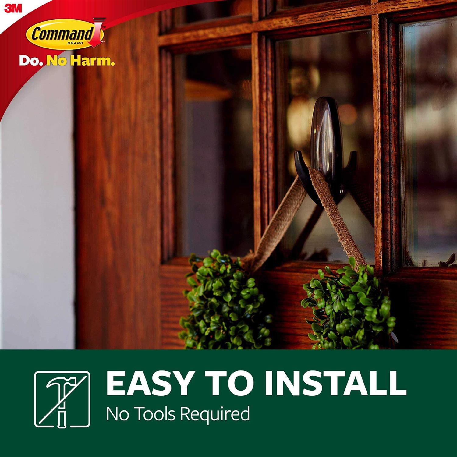 Command Outdoor metallic Bronze hooks 3 hooks