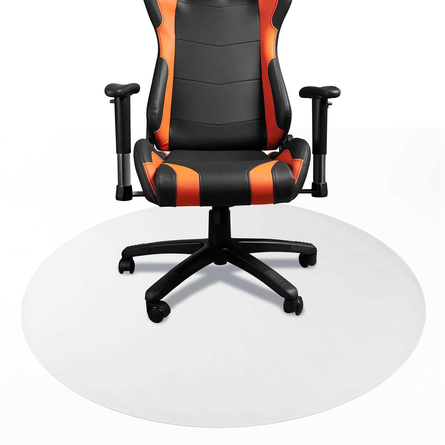 DESKU Hard Floor Octagon Gaming Chair Mat 46x49in