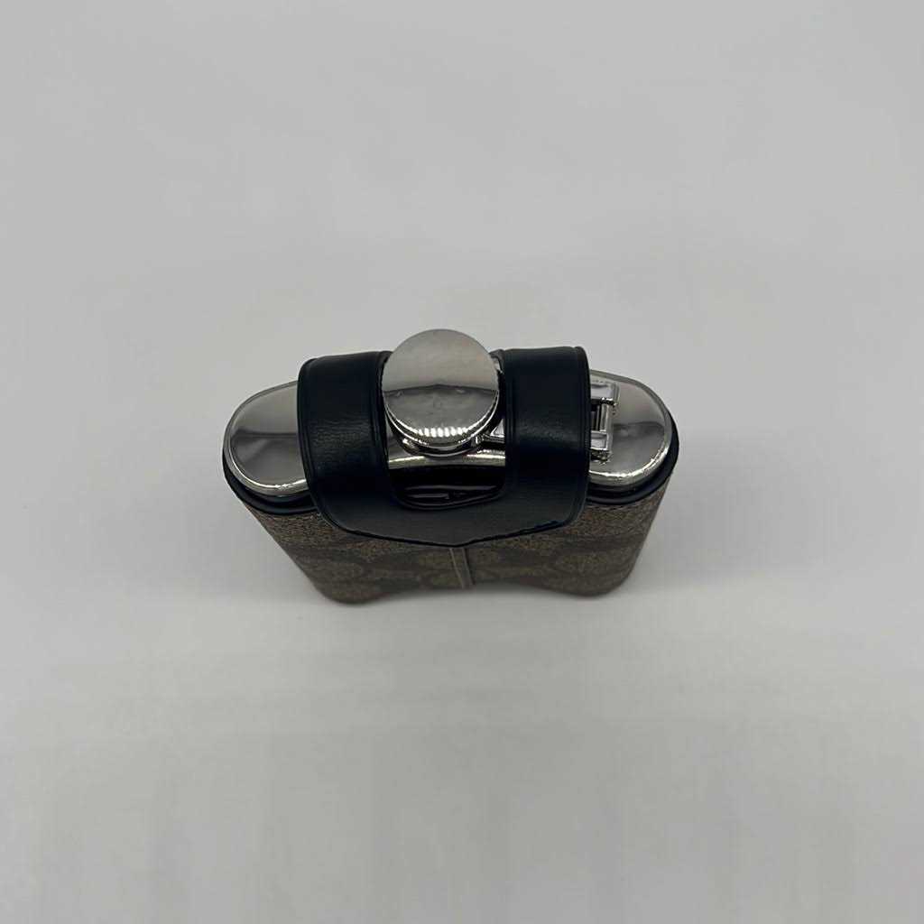 Coach Outlet Flask In Signature Canvas