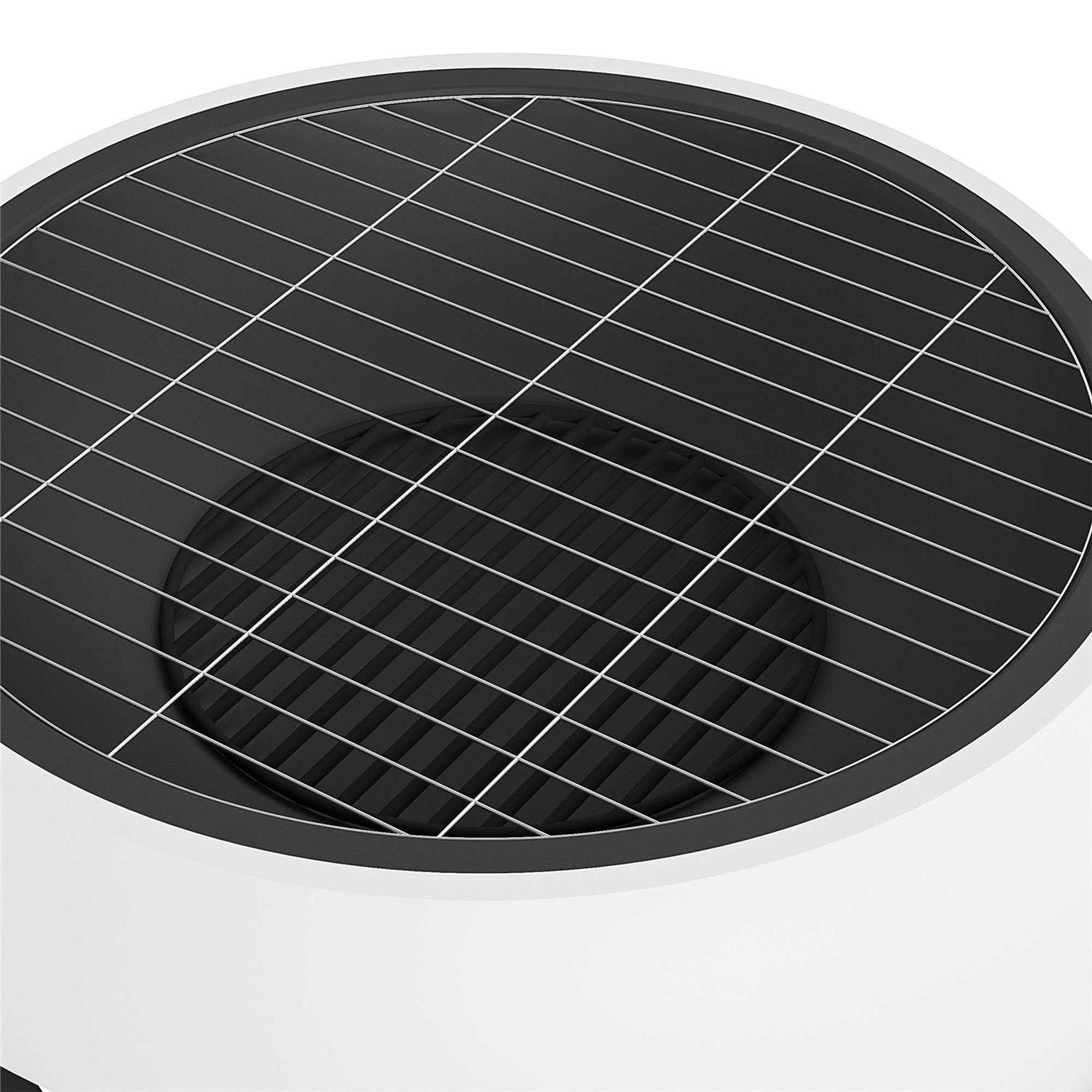 Novogratz Poolside Collection Asher Wood Burning Fire Pit with Grilling Surface