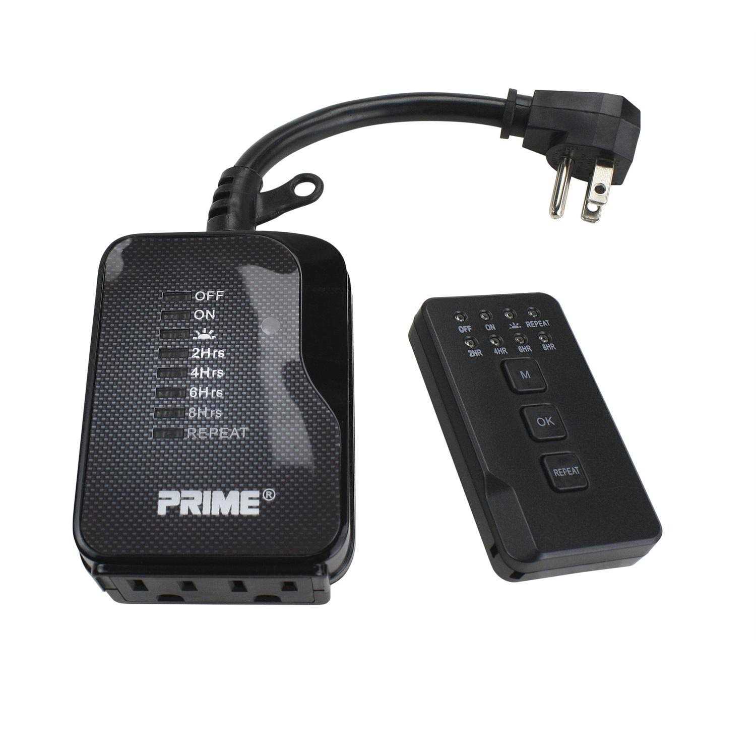 Prime Outdoor 24 Hour Timer With Remote TNRCOCD2-RC