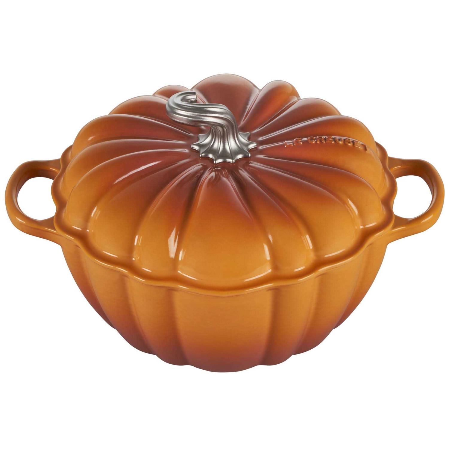 Le Creuset 4 Qt. Cast Iron Pumpkin Cocotte