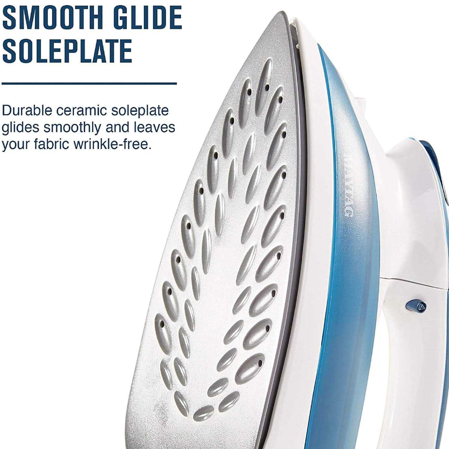 Maytag Digital Smart Fill Steam Iron & Vertical Steamer with Pearl Ceramic Sole Plate