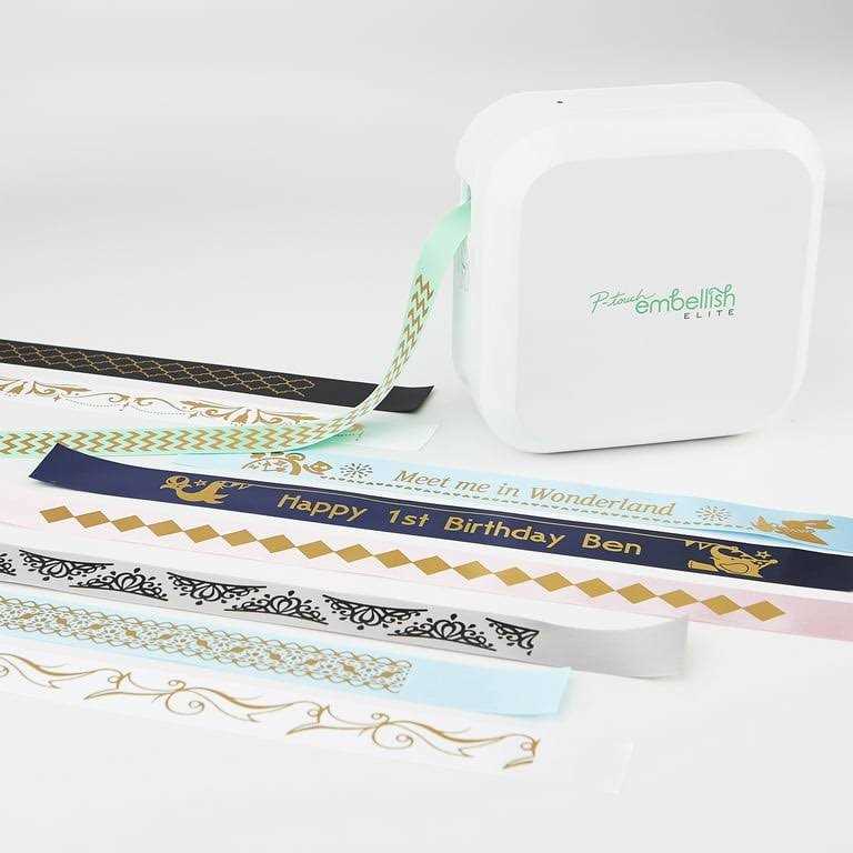 Brother PTP715eBT P-touch Embellish Connectable Decorative Ribbon and Tape Printer