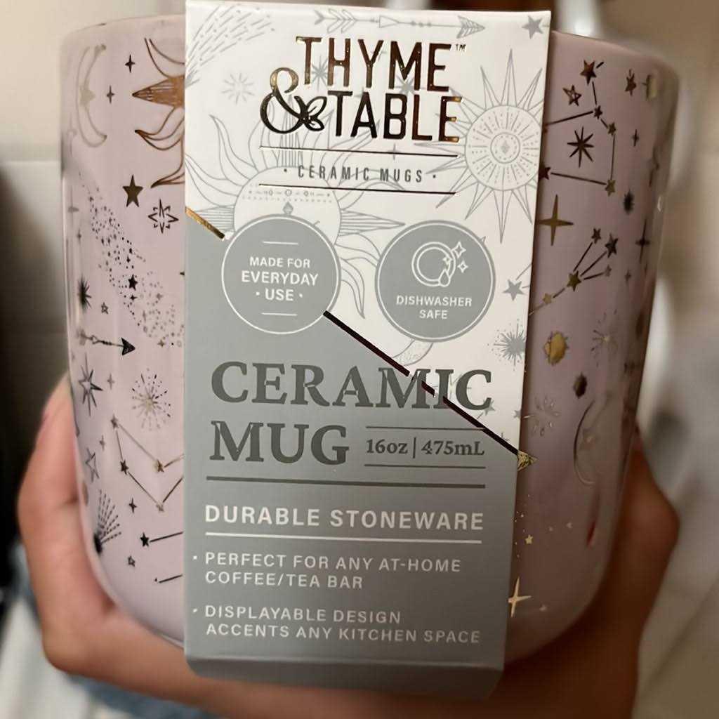 Thyme&Table Stoneware Coffee Mug