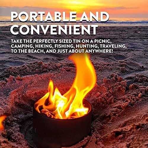 5 Pack of City Bonfires Portable Fire Pit Compact and Lightweight