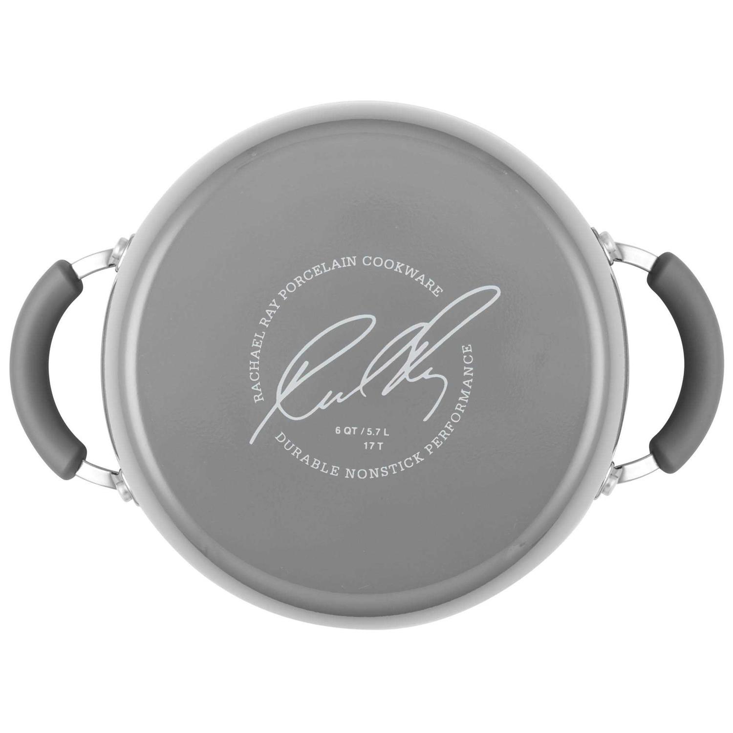 Rachael Ray 6 qt Create Delicious Aluminum Nonstick Stockpot