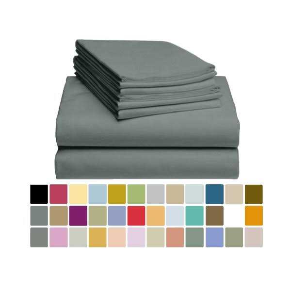 6 PC LuxClub Bamboo Sheet Set 18 inch Deep Pockets