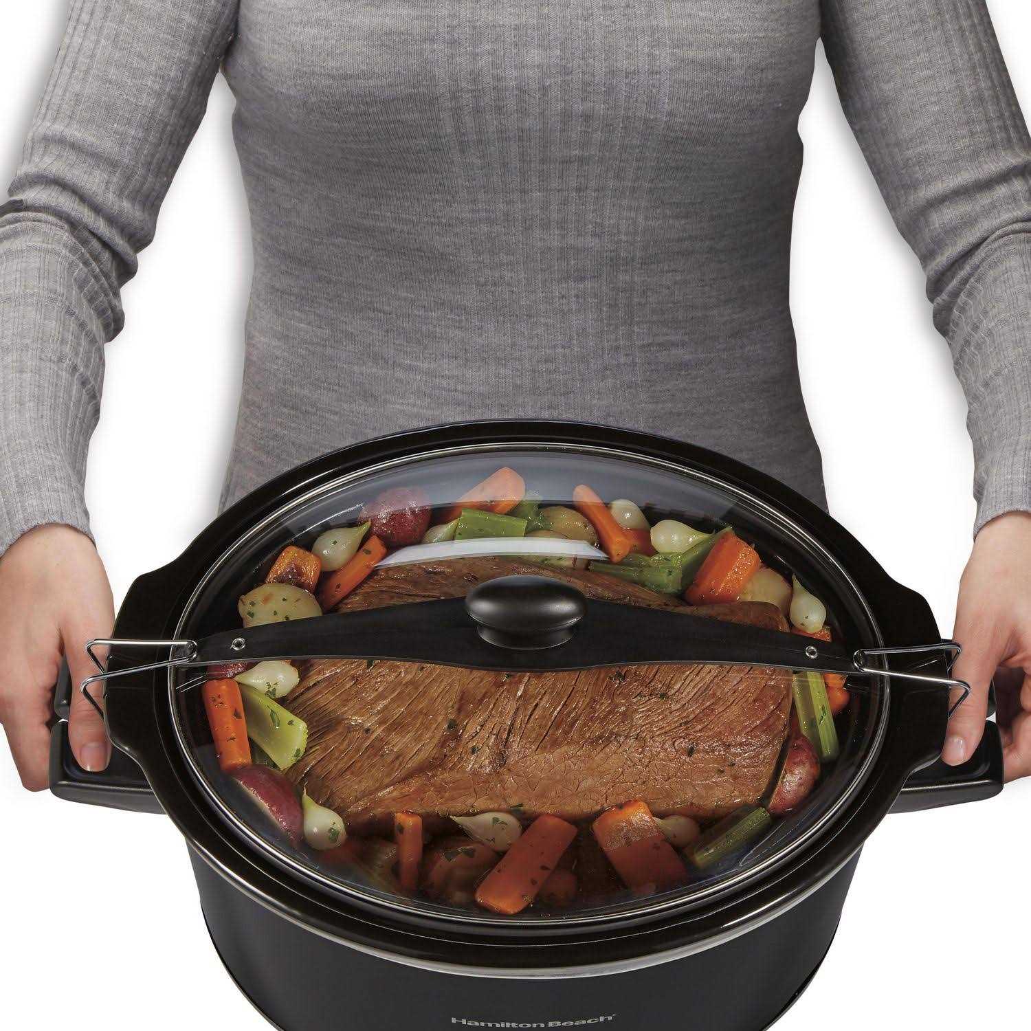 Hamilton Beach 10 Quart Extra-Large Stay or Go Slow Cooker