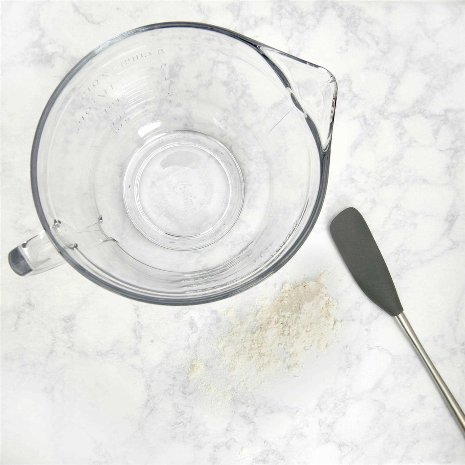 Anchor Hocking Batter Bowl with Red Lid