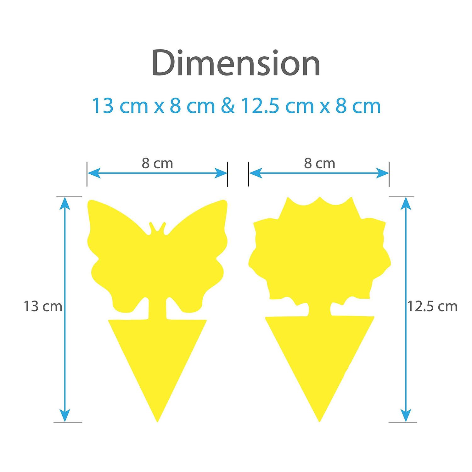 15 pcs Gnat Traps for House Indoor Fungus Gnat Sticky Traps for Plants