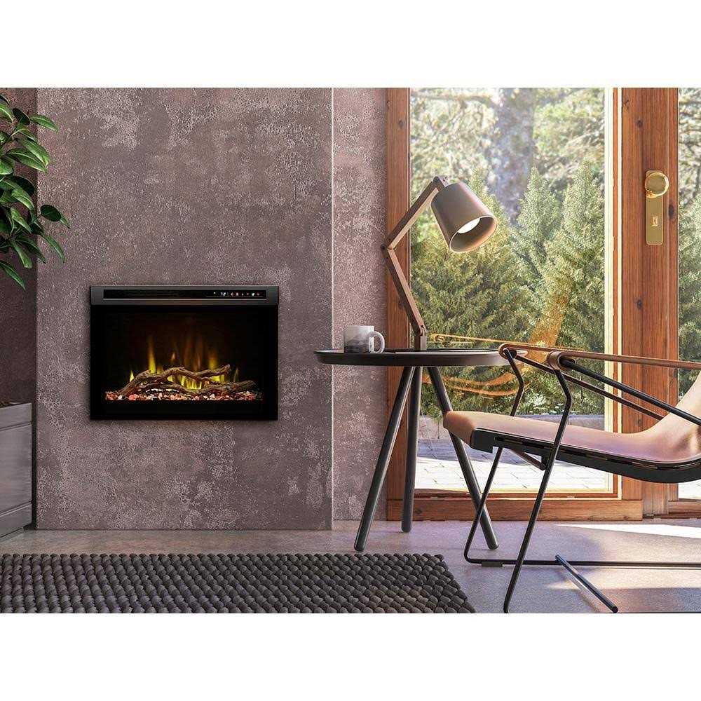Dimplex 26-in Multi-Fire XHD Pro Plug-in Electric Fireplace with Acrylic Ice & Driftwood